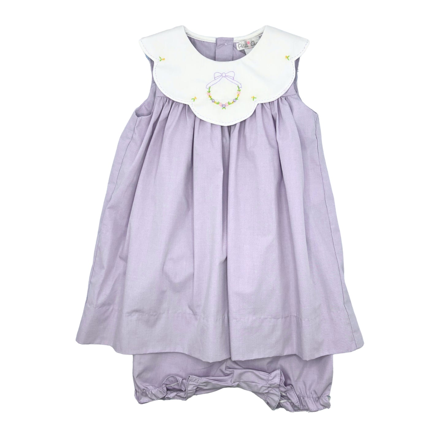 Petit Ami Collar Dress w/Scallop