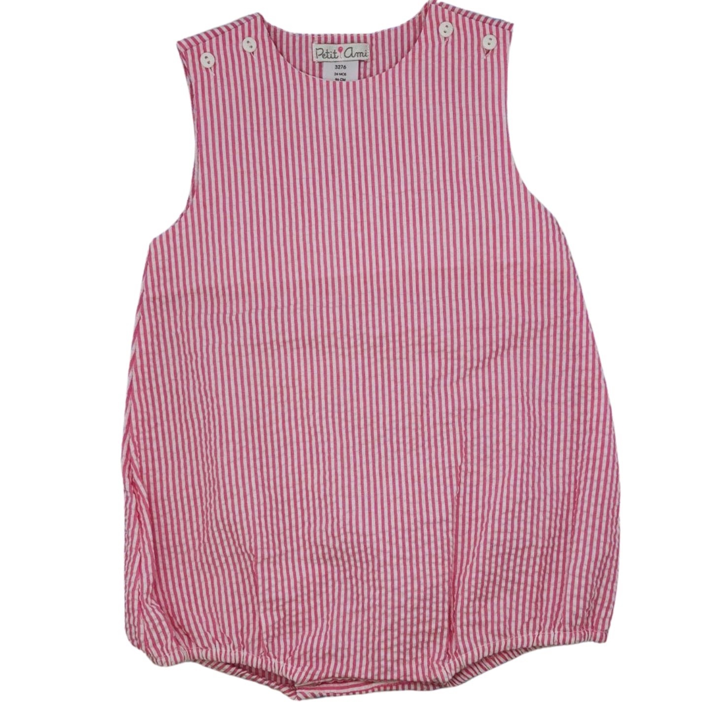 Petit Ami Seersucker Bubble Romper