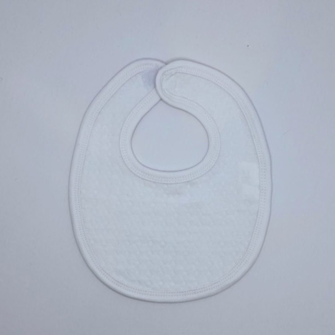 Round Quilted Baby Bib