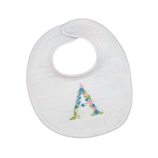 Round Quilted Baby Bib